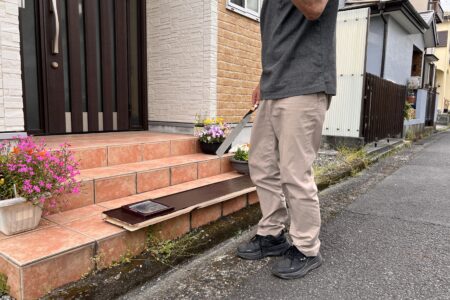 現地にて微調整